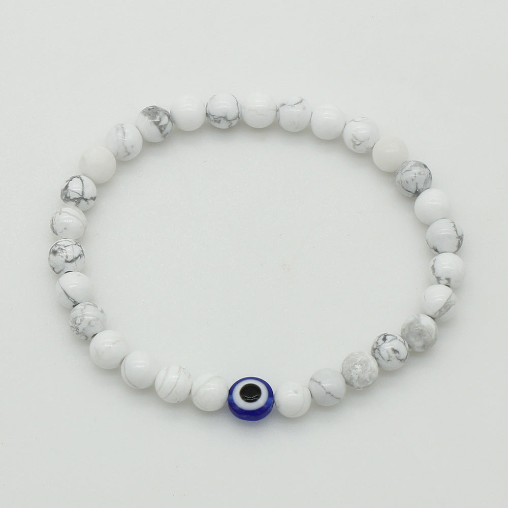 Bracciale pietra vulcanica a perline