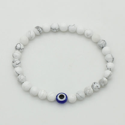 Bracciale pietra vulcanica a perline
