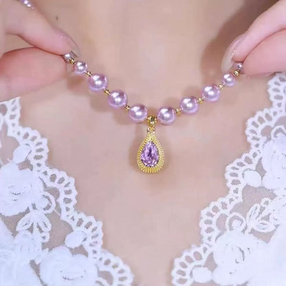 Collana perla bianca