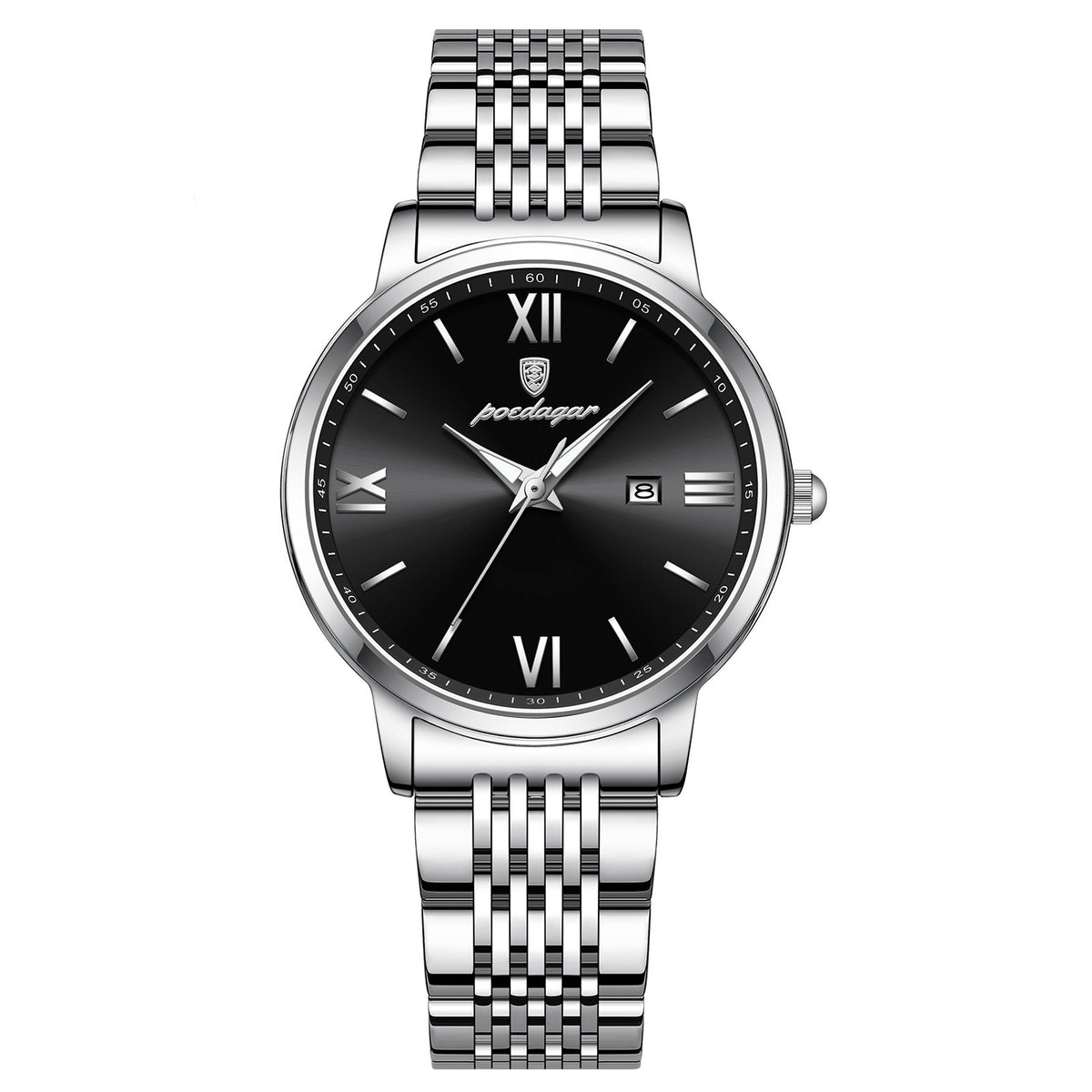 Orologio sottile impermeabile da donna luminescente