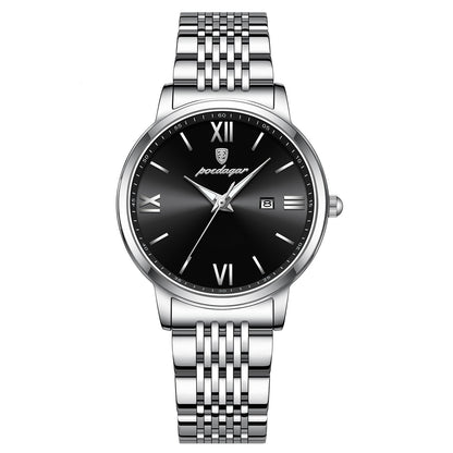 Orologio sottile impermeabile da donna luminescente