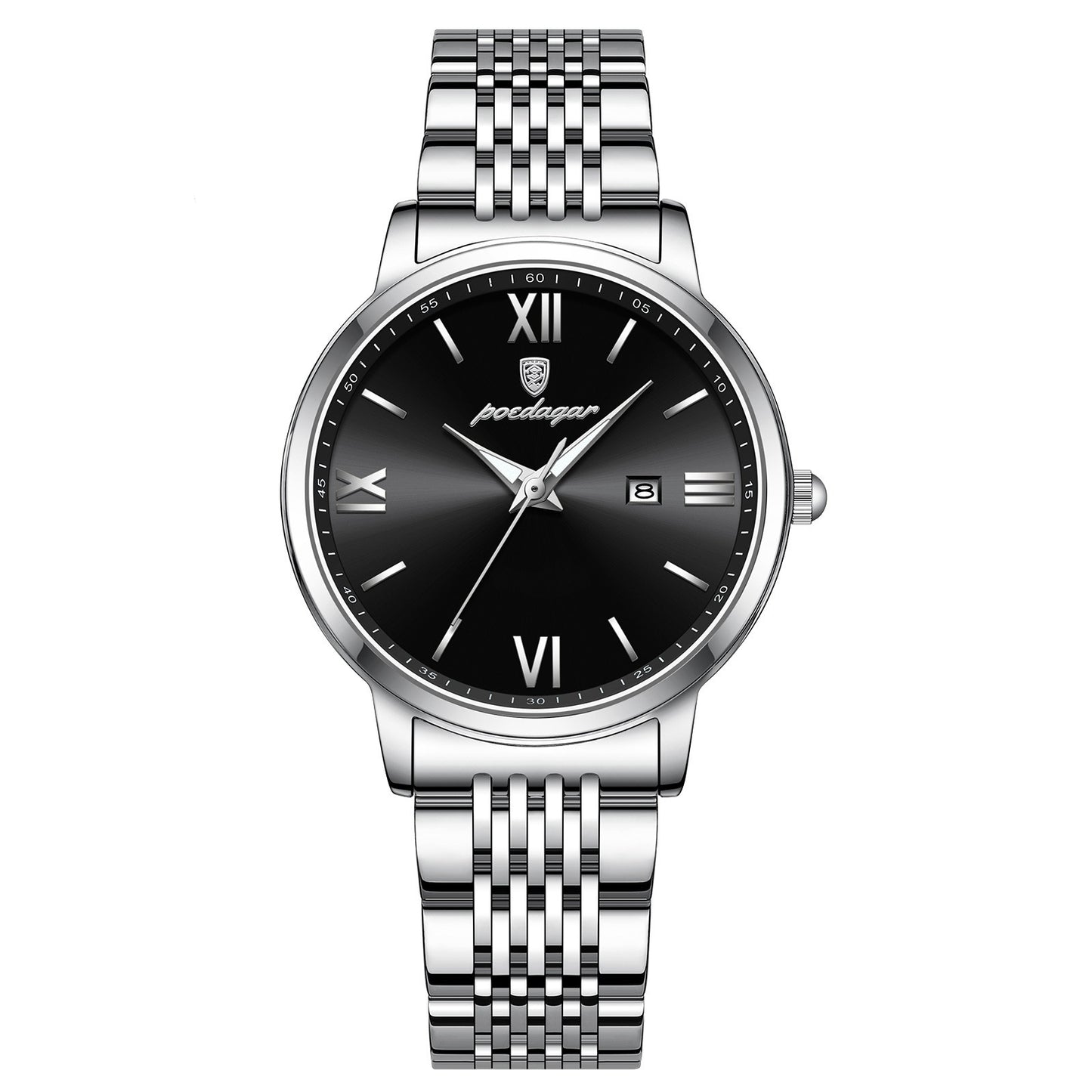 Orologio sottile impermeabile da donna luminescente