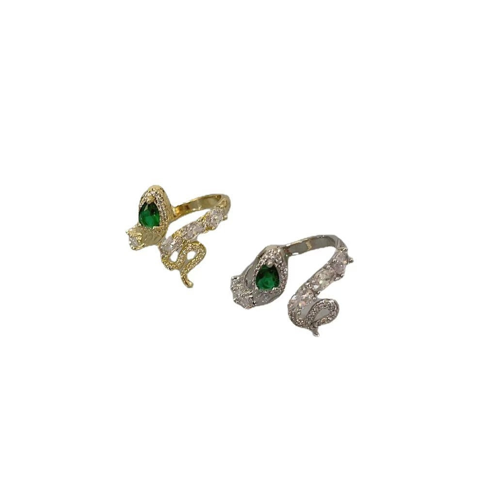 Anello Serpente Zirconi