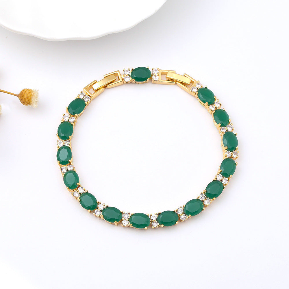 Braccialetto Zirconi Colorati Cristallo