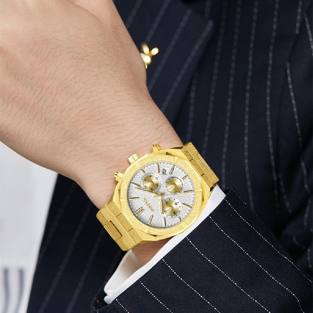 Orologio acciaio impermeabile da uomo