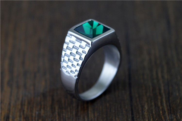 Anello retrò gemme