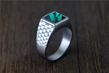 Anello retrò gemme