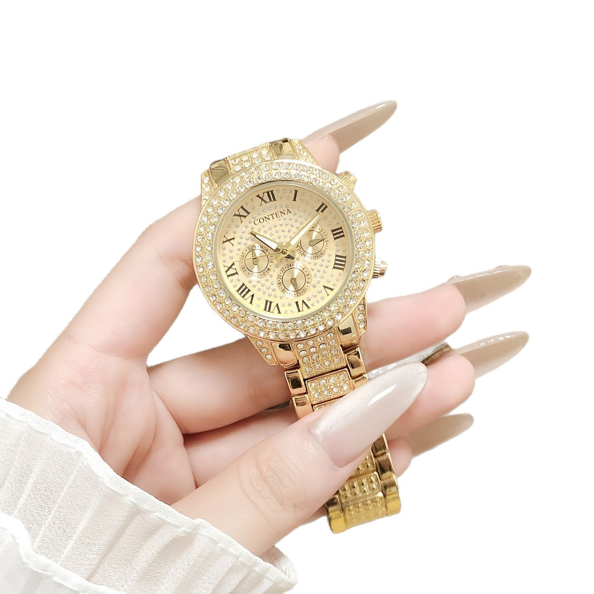 Orologio oro diamanti
