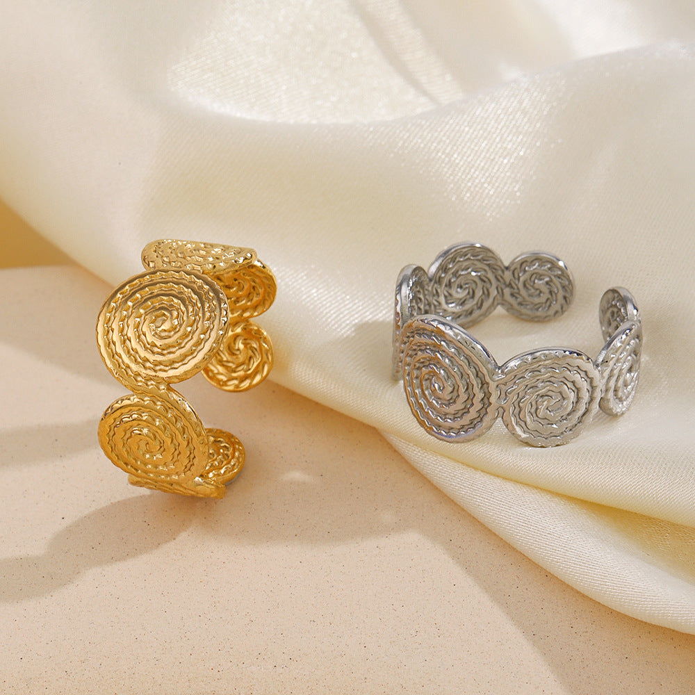 Anello regolabile a spirale