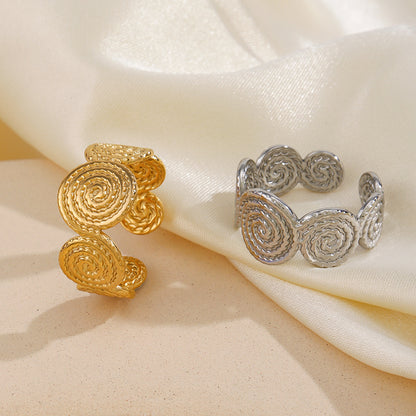 Anello regolabile a spirale