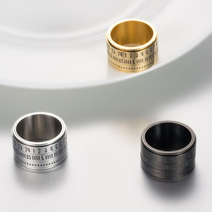 Anello con numeri girevoli