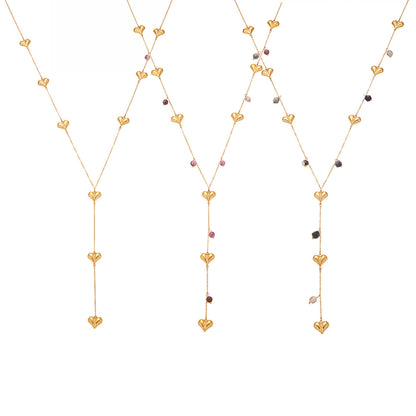 Collana corta da maglione
