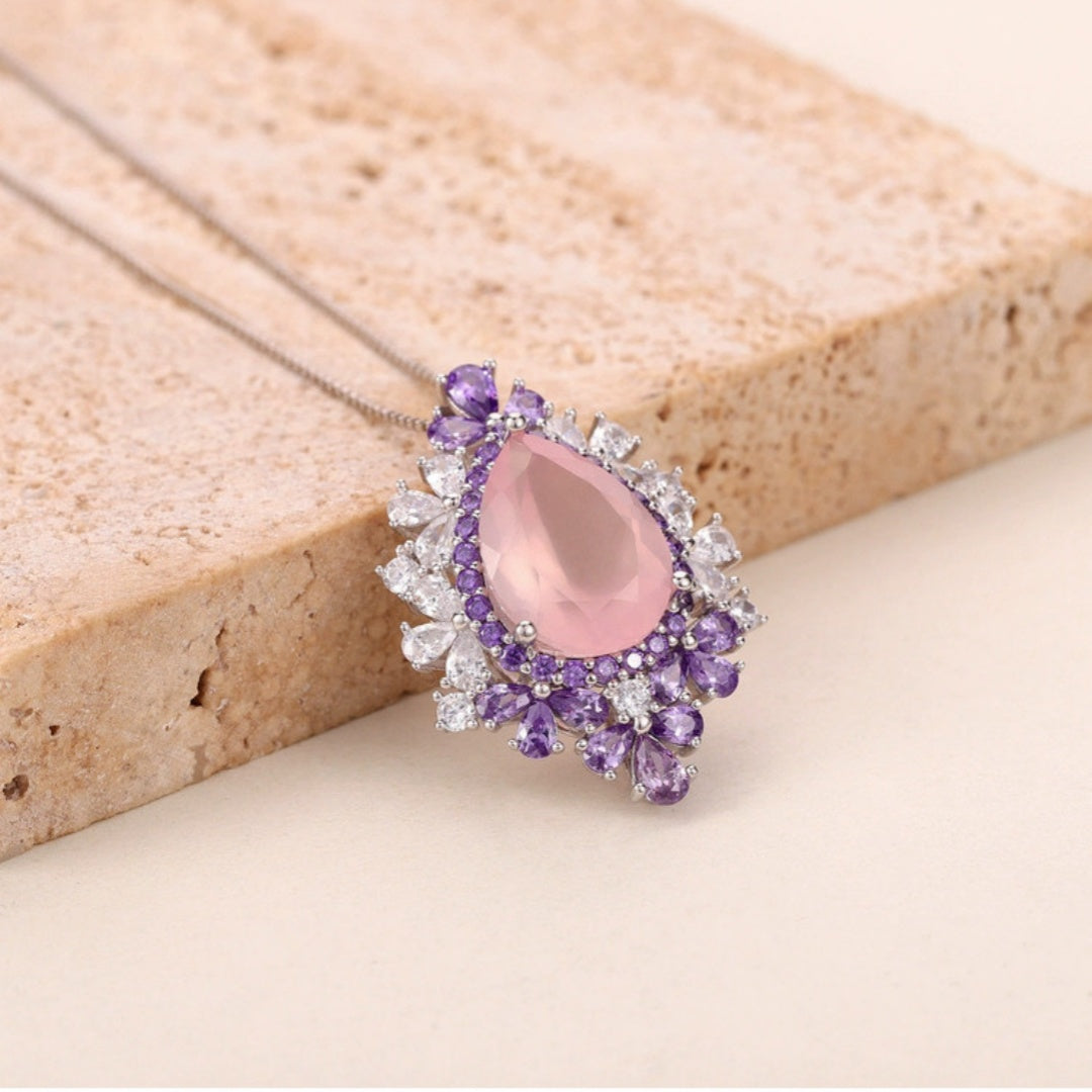 Collana ametista naturale