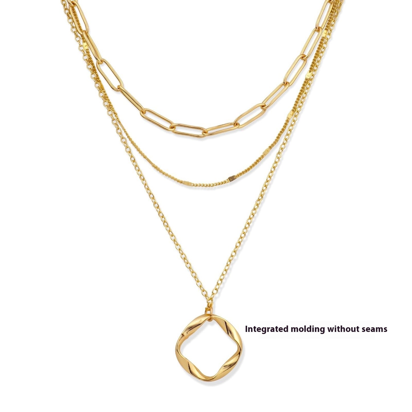 Collana cerchi stratificati