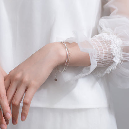 Bracciale doppio strato stile giapponese