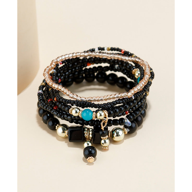 Bracciali boho con perline