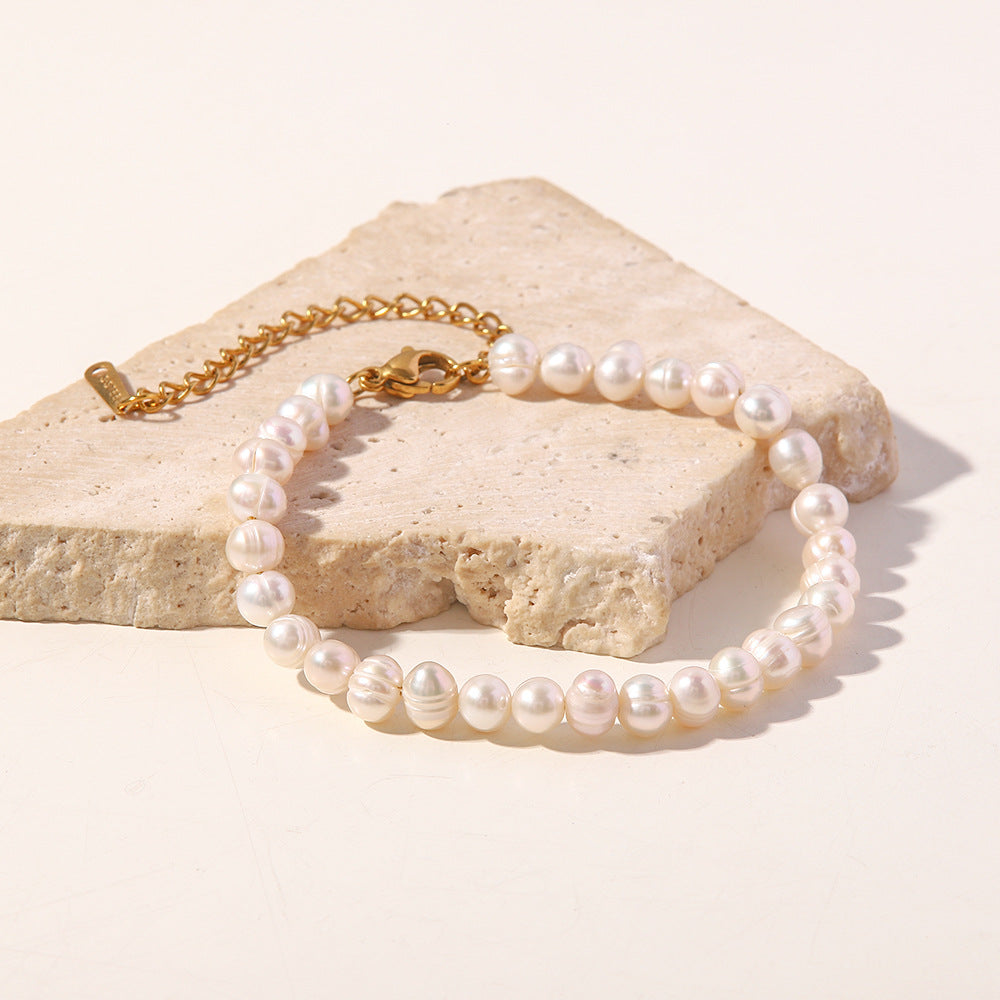 Bracciale perle barocche da donna