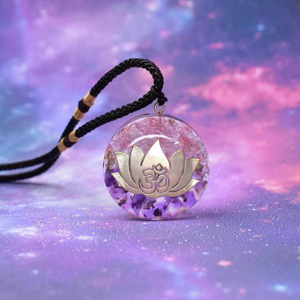 Collana Resina Cristallo