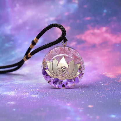 Collana Resina Cristallo