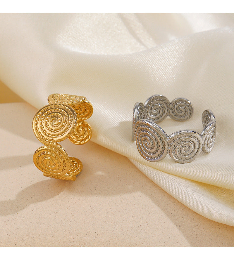 Anello regolabile a spirale