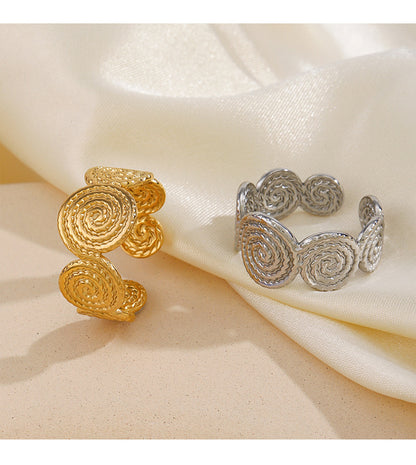 Anello regolabile a spirale