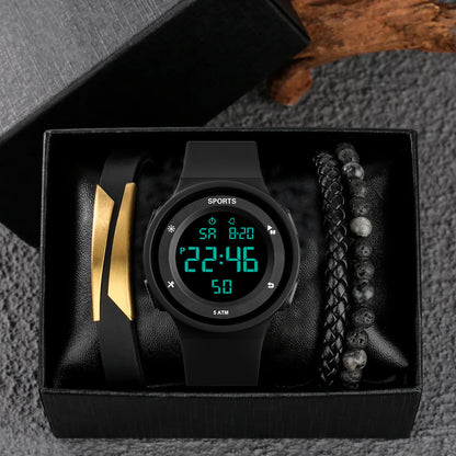 Set orologio e braccialetto quarzo