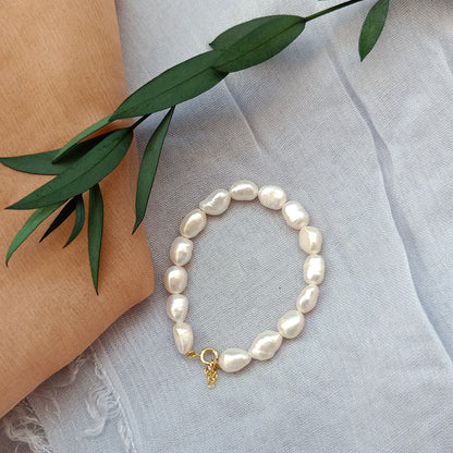 Bracciale perle barocco