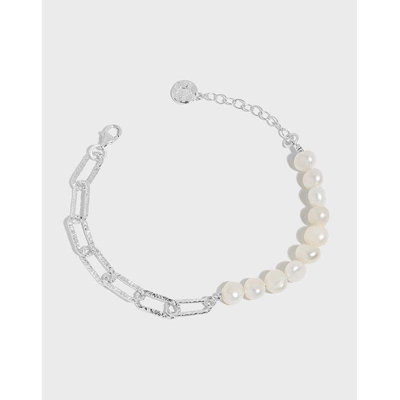 Collana perle barocco a trama