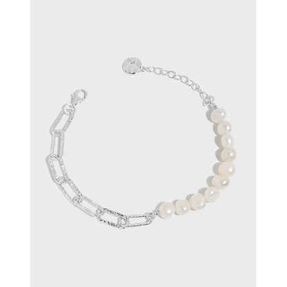 Collana perle barocco a trama