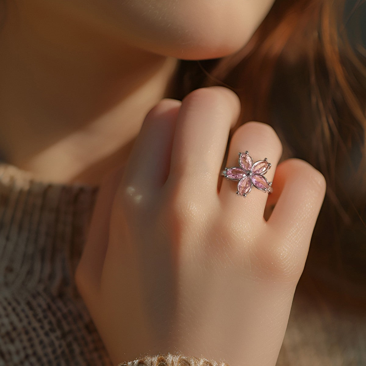 Anello rotante ciliegia