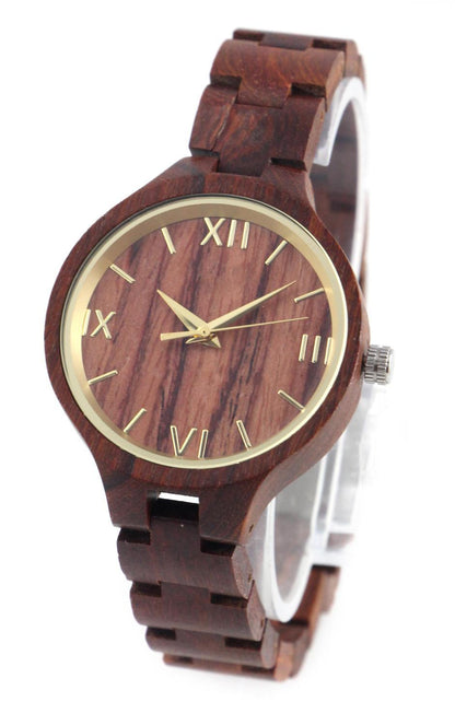 Orologio legno ebano chiusura pieghevole