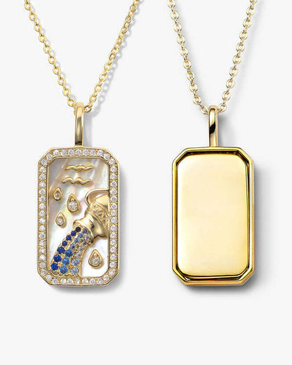 Collana zodiaco con diamanti