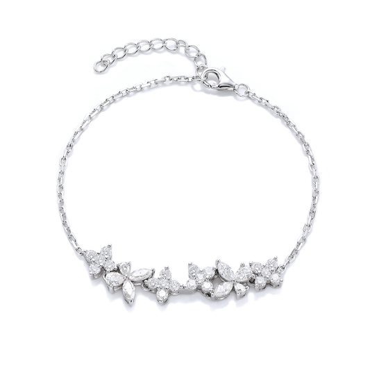 Braccialetto Argento Farfalla