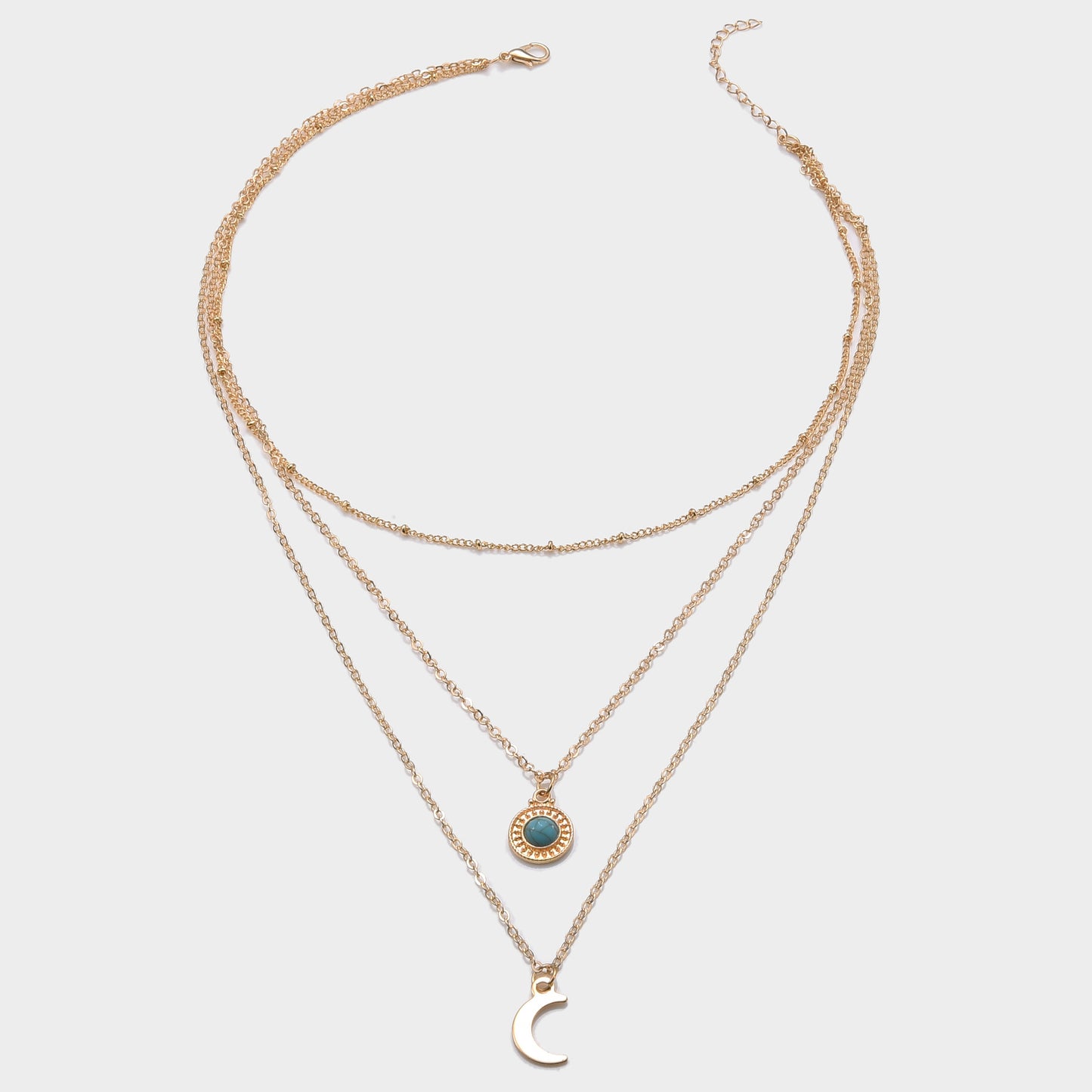 Collana luna turchese