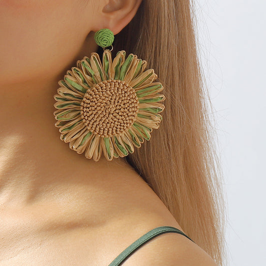 Orecchini bohemien fiori