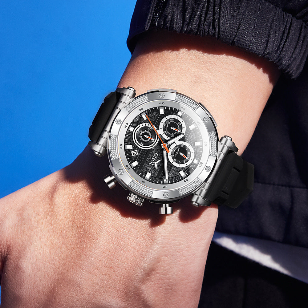 Orologio multifunzione impermeabile con cinturino in tela