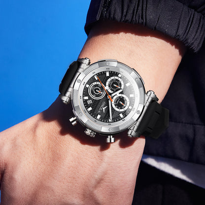 Orologio multifunzione impermeabile con cinturino in tela
