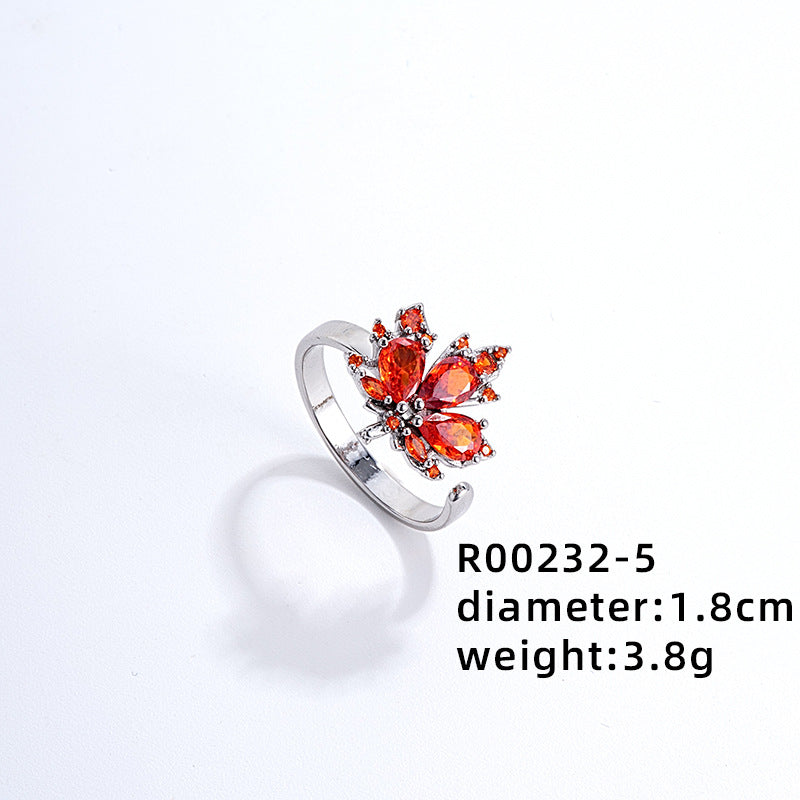 Anello Foglia d'Acero