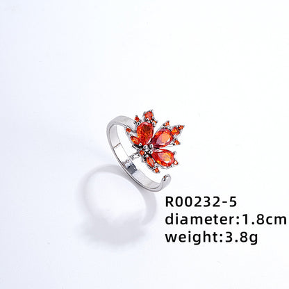 Anello Foglia d'Acero