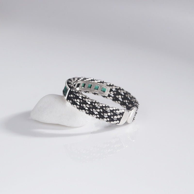 Anello intrecciato vintage da donna