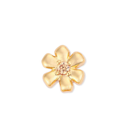 Collana cuore zirconi corta