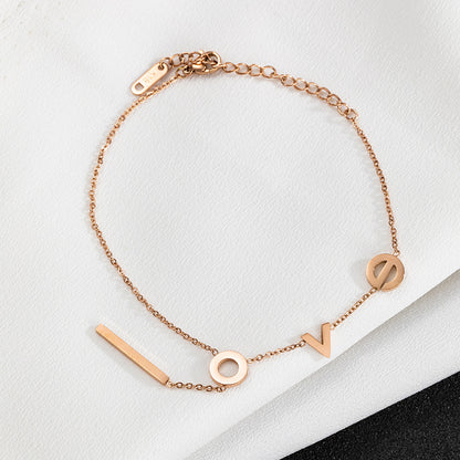 Bracciale e cavigliera LOVE