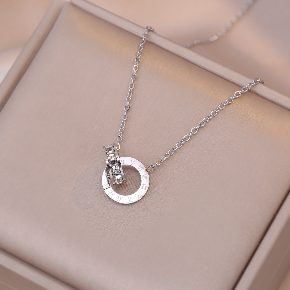 Collana oro rosa coreana