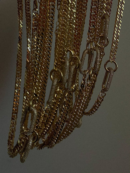 Collana diamante geometrica