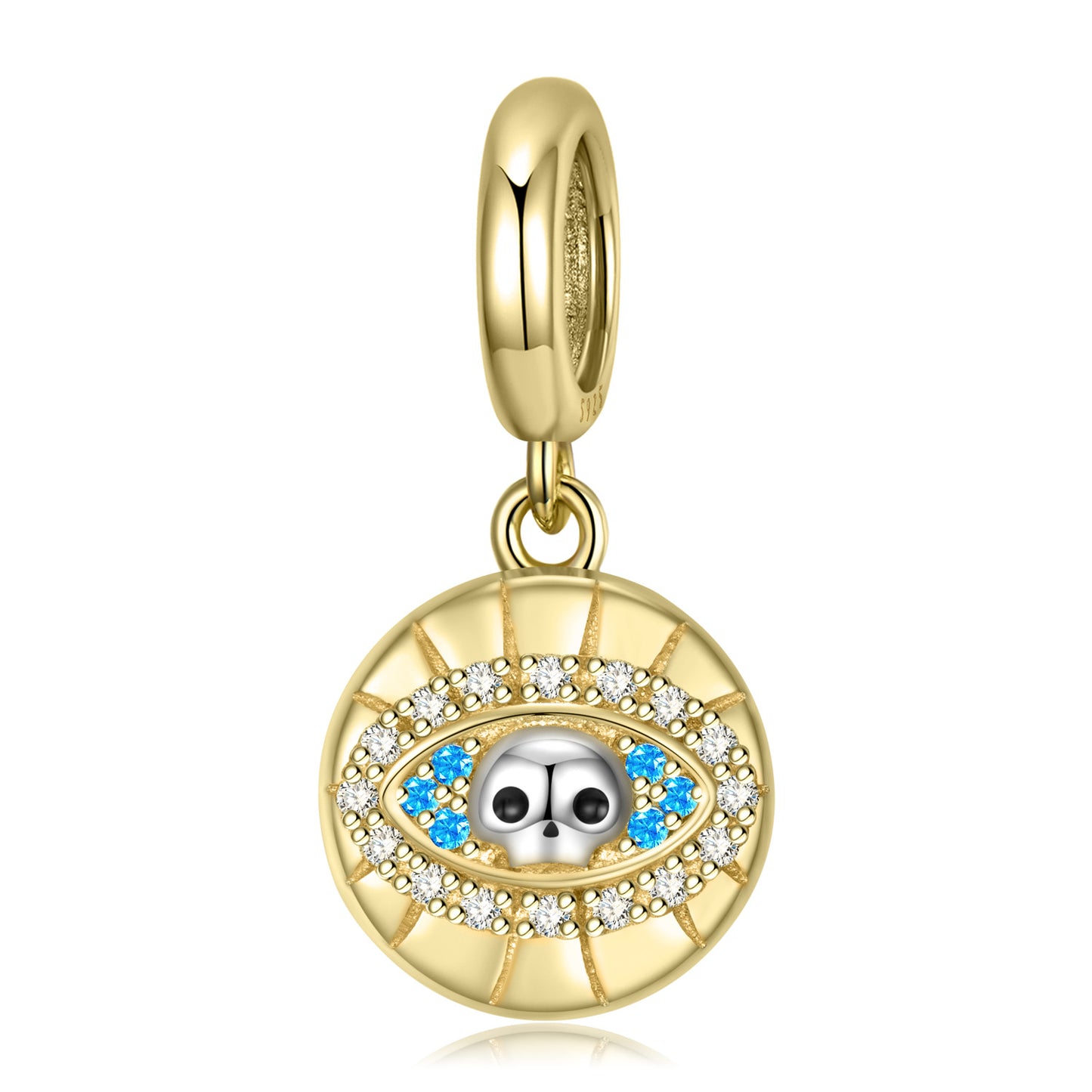 Collana teschio argento 925