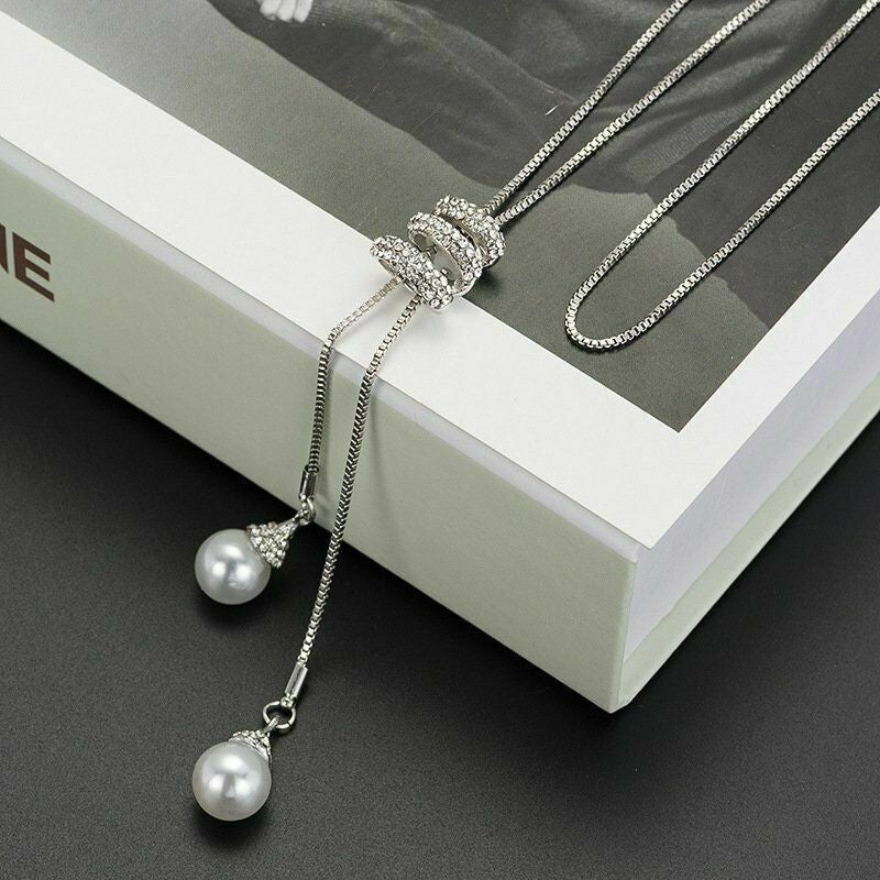 Collana di perle doppia