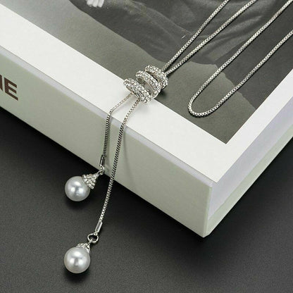 Collana di perle doppia