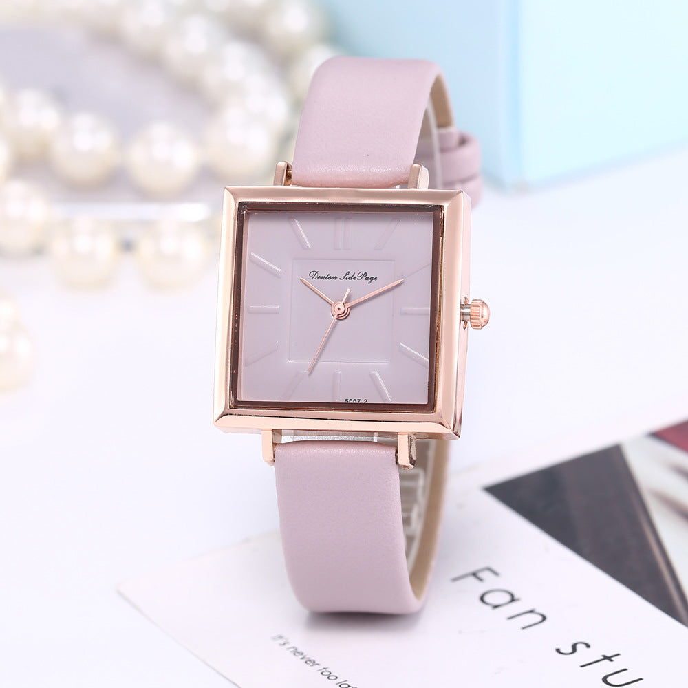 Orologio donna quadrato classico
