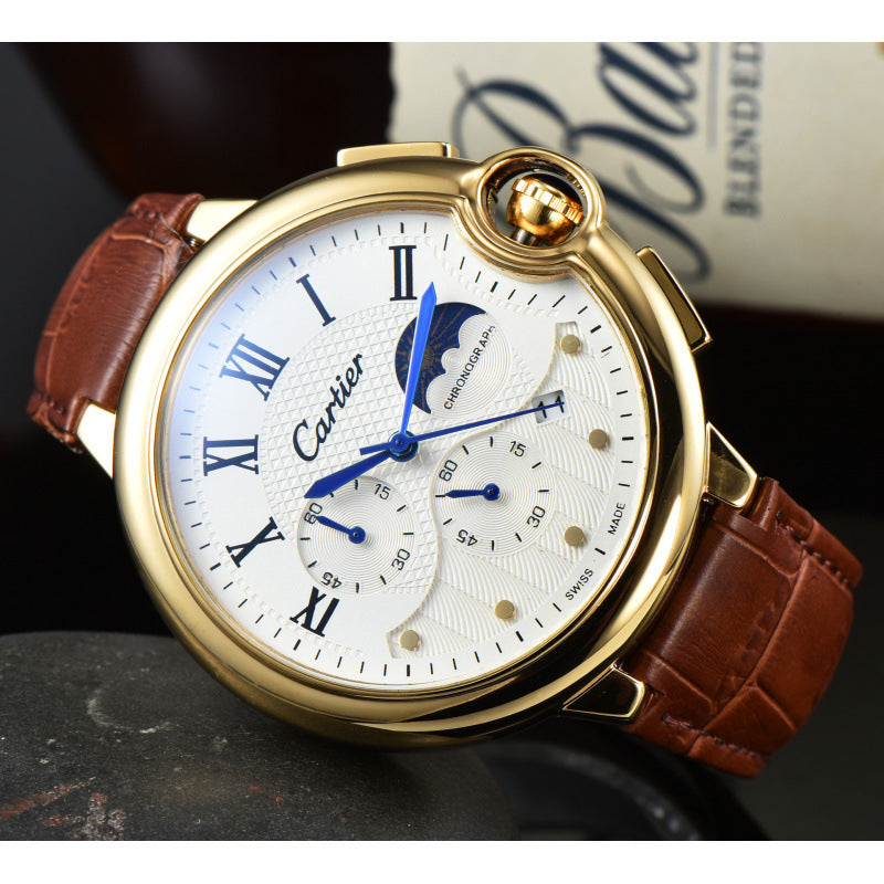 Orologio uomo business gomma