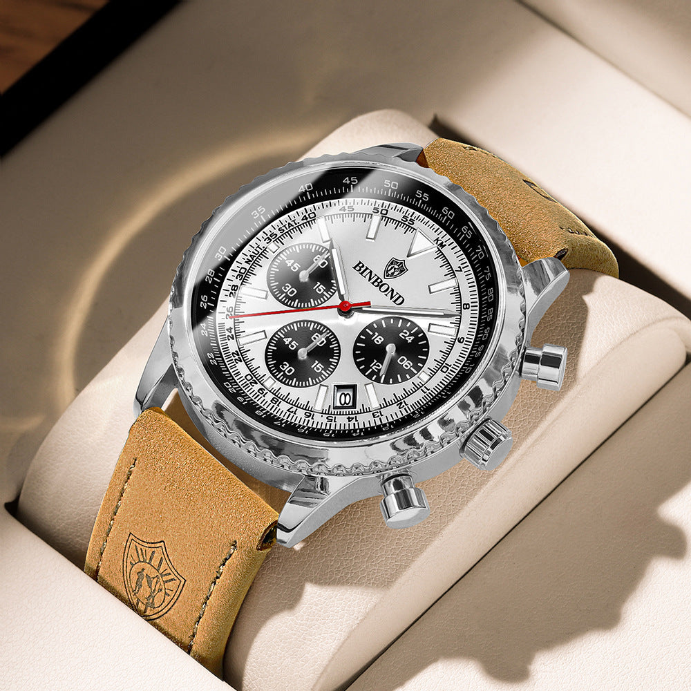 Orologio da uomo multifunzione ultrapiatto